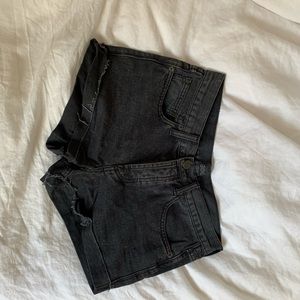 Urban outfitters black jean shorts